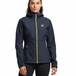 Craft Hooded Jacket Core Backcountry Medium Blue Gray Orange New Without Tags